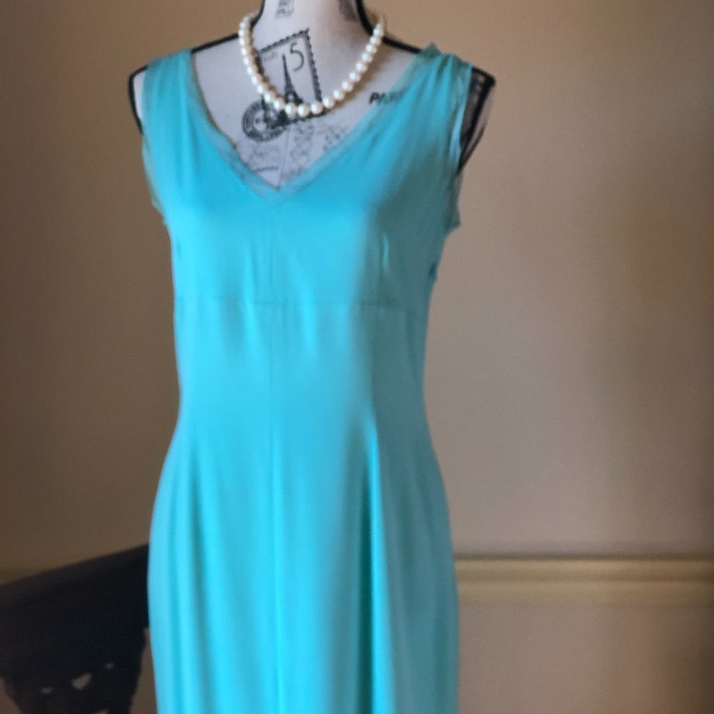 Doncaster Turqoise Dress, Size 4